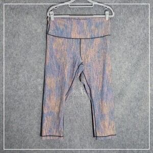 Lululemon Leggings 12 Wonder Under High-Rise Crop 22"  Jacquard Athleisure